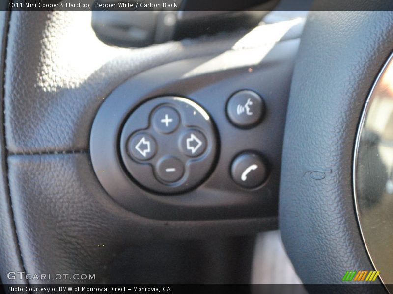 Pepper White / Carbon Black 2011 Mini Cooper S Hardtop