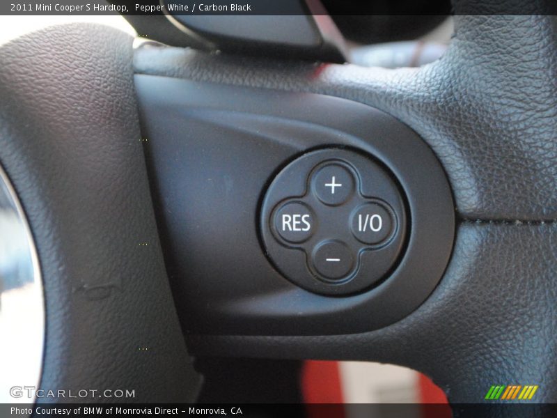 Pepper White / Carbon Black 2011 Mini Cooper S Hardtop