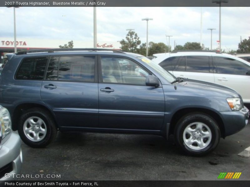 Bluestone Metallic / Ash Gray 2007 Toyota Highlander