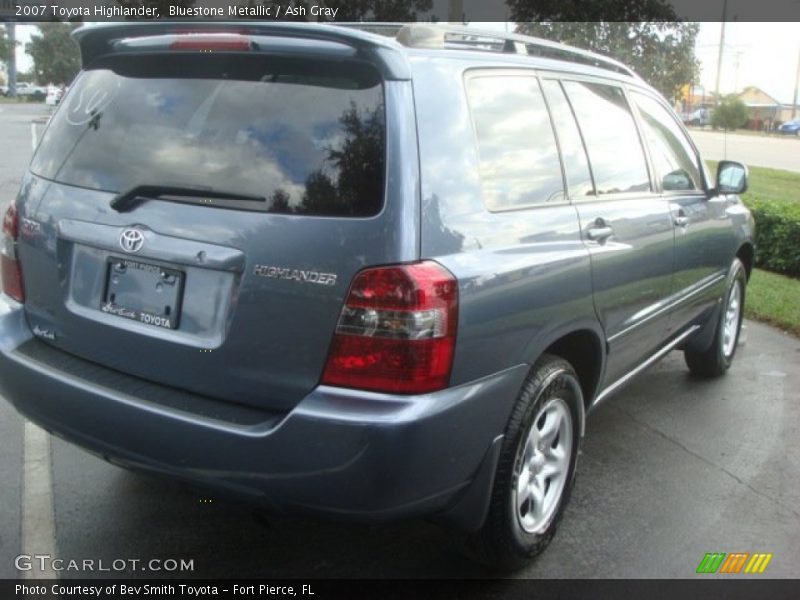 Bluestone Metallic / Ash Gray 2007 Toyota Highlander