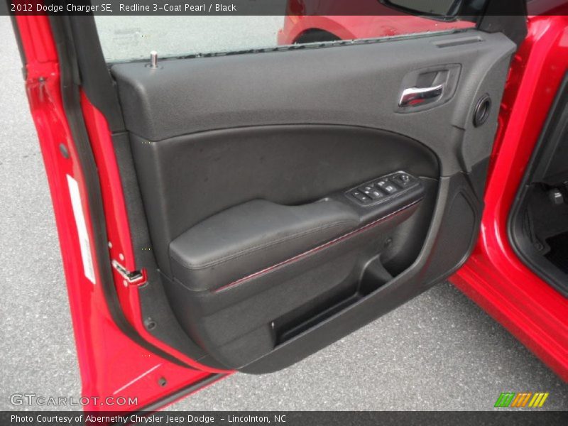 Redline 3-Coat Pearl / Black 2012 Dodge Charger SE