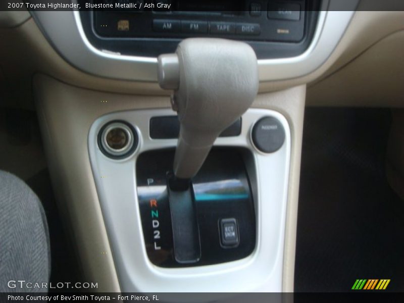Bluestone Metallic / Ash Gray 2007 Toyota Highlander