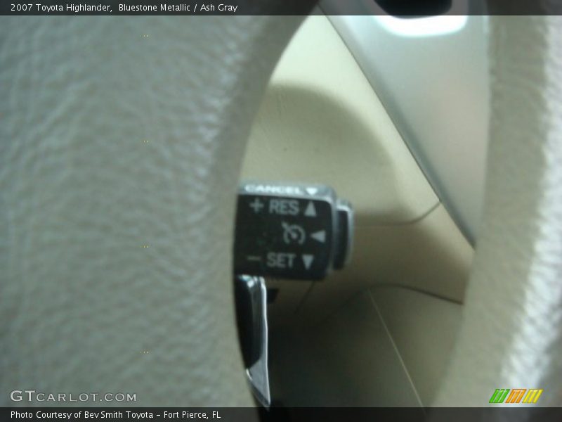 Bluestone Metallic / Ash Gray 2007 Toyota Highlander