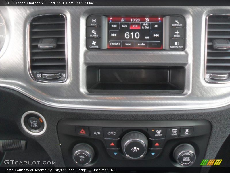 Redline 3-Coat Pearl / Black 2012 Dodge Charger SE