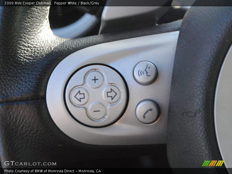 Pepper White / Black/Grey 2009 Mini Cooper Clubman