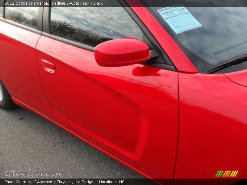 Redline 3-Coat Pearl / Black 2012 Dodge Charger SE