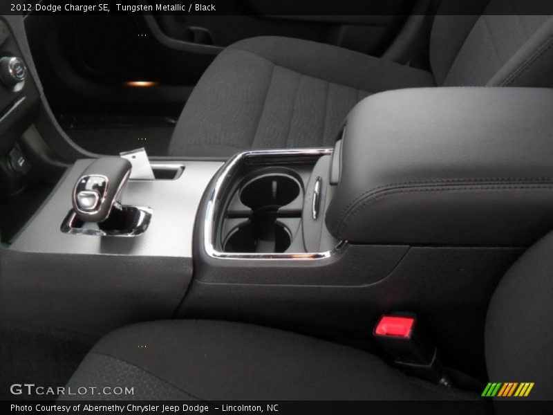 Tungsten Metallic / Black 2012 Dodge Charger SE