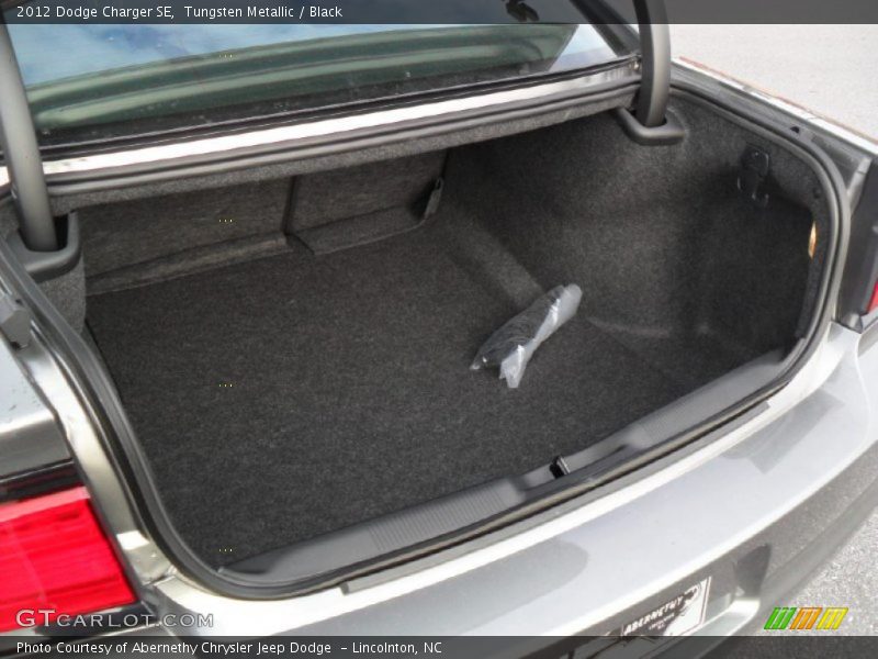 Tungsten Metallic / Black 2012 Dodge Charger SE