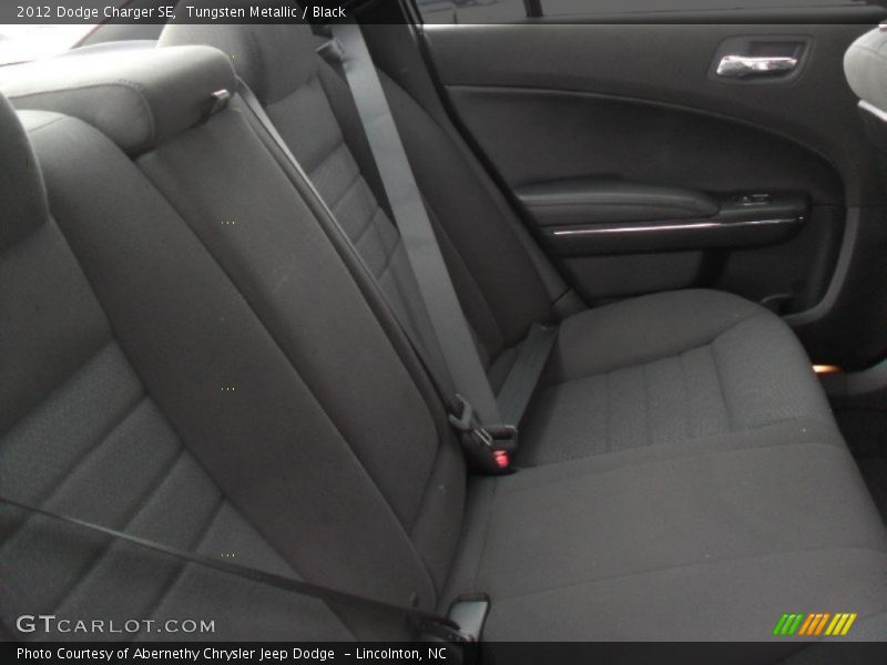 Tungsten Metallic / Black 2012 Dodge Charger SE