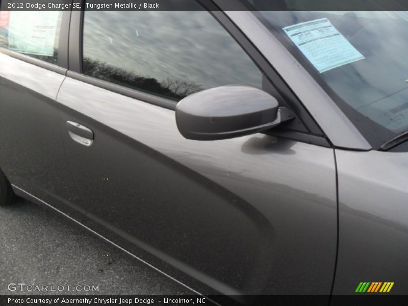 Tungsten Metallic / Black 2012 Dodge Charger SE