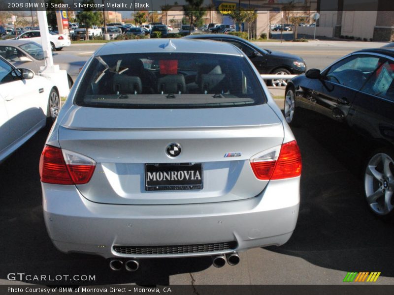 Silverstone Metallic / Black 2008 BMW M3 Sedan