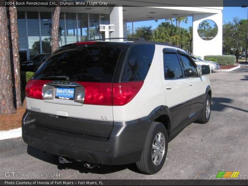 Olympic White / Light Gray 2004 Buick Rendezvous CXL