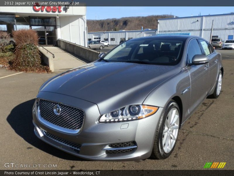 Lunar Grey Metallic / Jet 2012 Jaguar XJ XJ