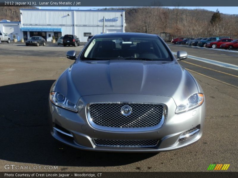 Lunar Grey Metallic / Jet 2012 Jaguar XJ XJ