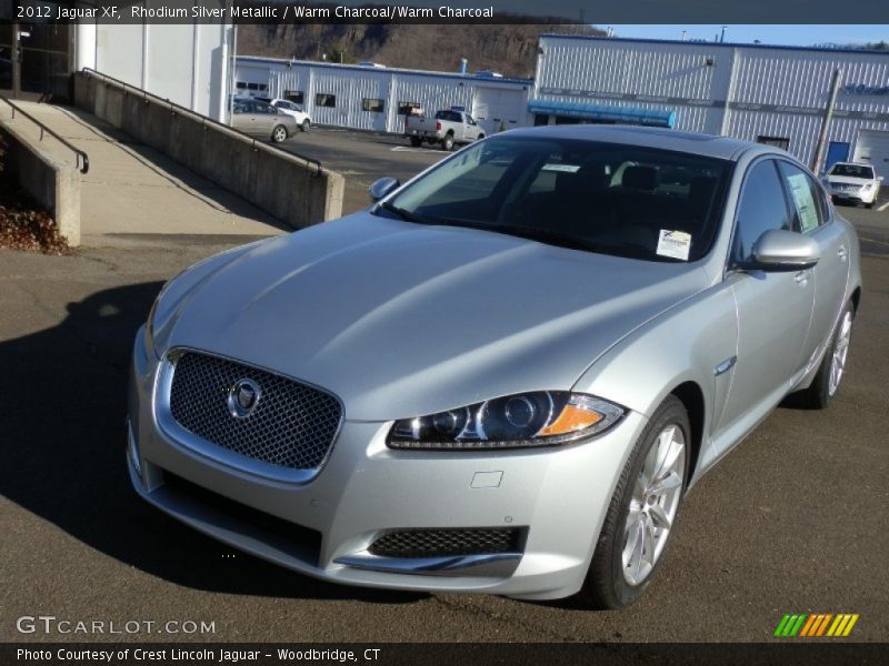 Rhodium Silver Metallic / Warm Charcoal/Warm Charcoal 2012 Jaguar XF
