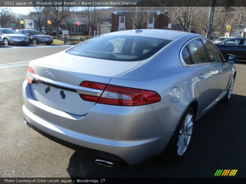 Rhodium Silver Metallic / Warm Charcoal/Warm Charcoal 2012 Jaguar XF