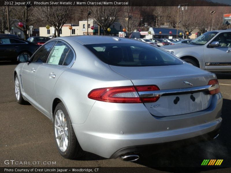 Rhodium Silver Metallic / Warm Charcoal/Warm Charcoal 2012 Jaguar XF