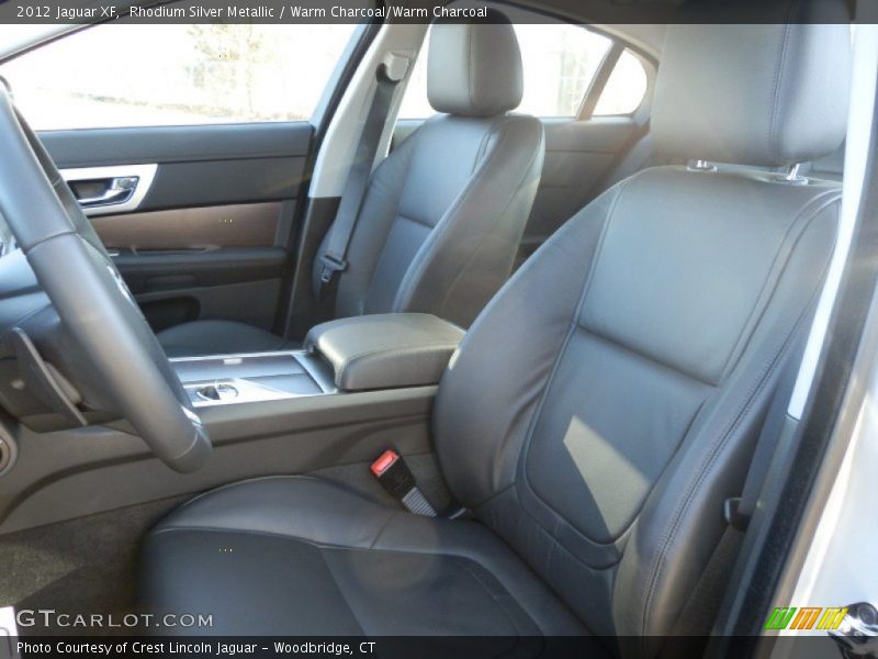 Rhodium Silver Metallic / Warm Charcoal/Warm Charcoal 2012 Jaguar XF