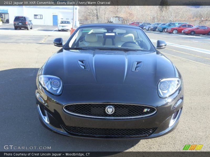 Ebony Black / Ivory/Warm Charcoal 2012 Jaguar XK XKR Convertible