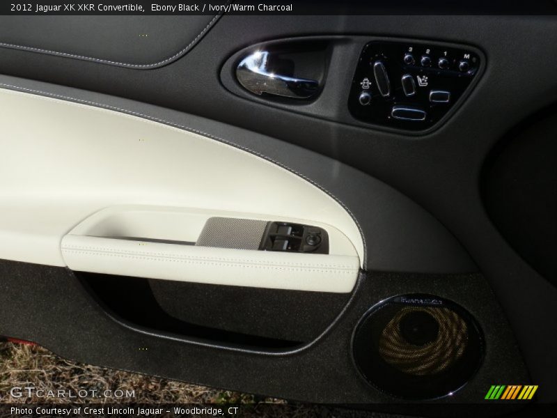 Ebony Black / Ivory/Warm Charcoal 2012 Jaguar XK XKR Convertible