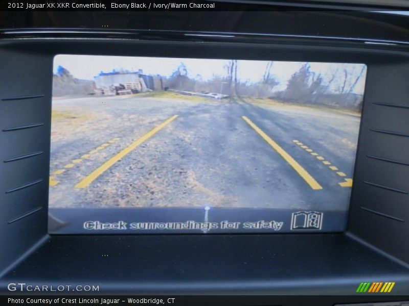 Ebony Black / Ivory/Warm Charcoal 2012 Jaguar XK XKR Convertible