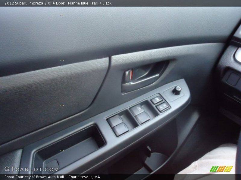 Marine Blue Pearl / Black 2012 Subaru Impreza 2.0i 4 Door