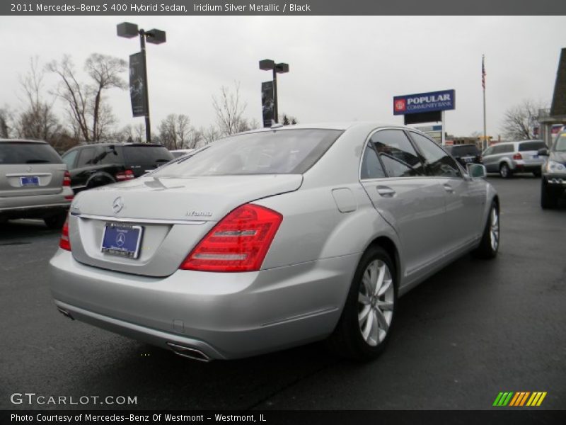 Iridium Silver Metallic / Black 2011 Mercedes-Benz S 400 Hybrid Sedan