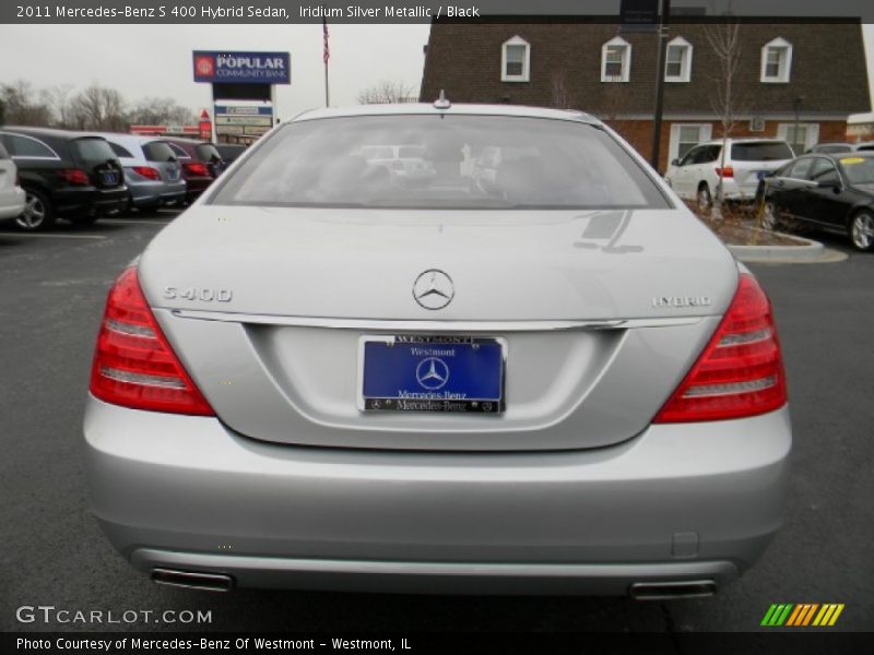 Iridium Silver Metallic / Black 2011 Mercedes-Benz S 400 Hybrid Sedan