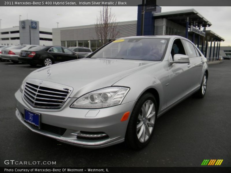 Iridium Silver Metallic / Black 2011 Mercedes-Benz S 400 Hybrid Sedan