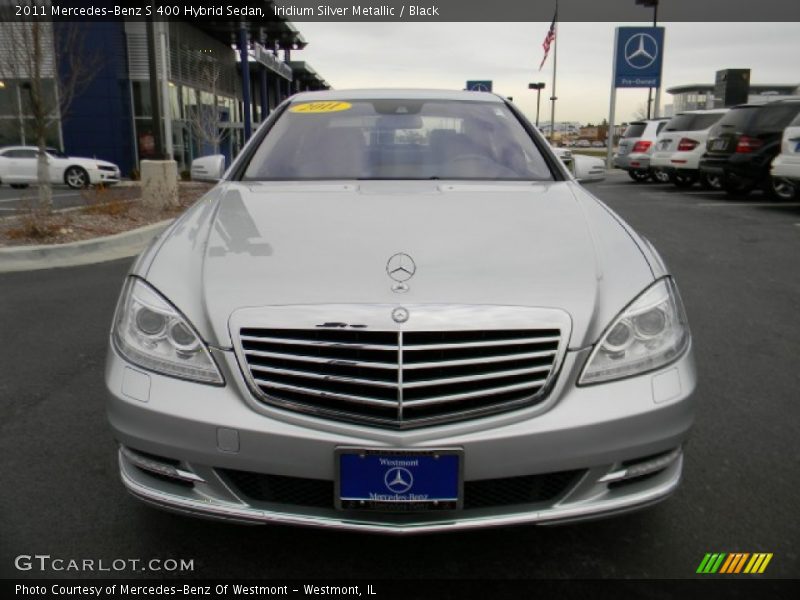 Iridium Silver Metallic / Black 2011 Mercedes-Benz S 400 Hybrid Sedan