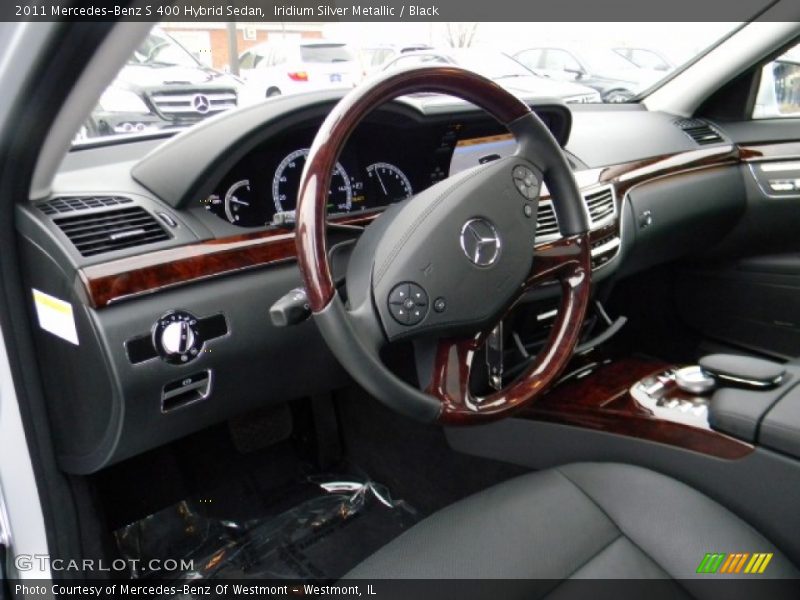 Black Interior - 2011 S 400 Hybrid Sedan 