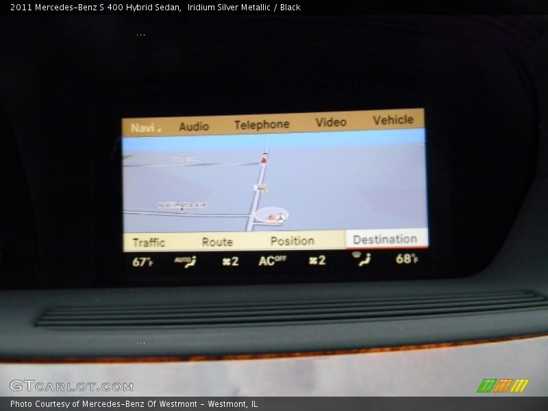 Navigation of 2011 S 400 Hybrid Sedan