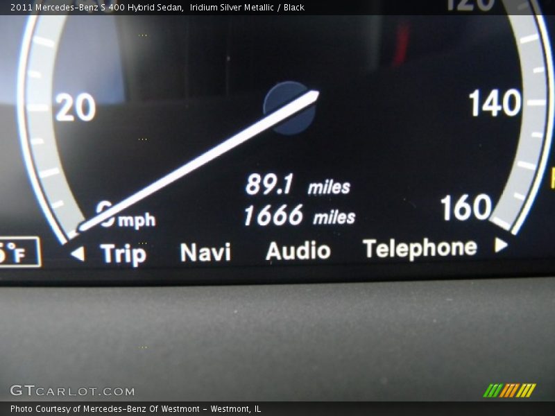 Iridium Silver Metallic / Black 2011 Mercedes-Benz S 400 Hybrid Sedan