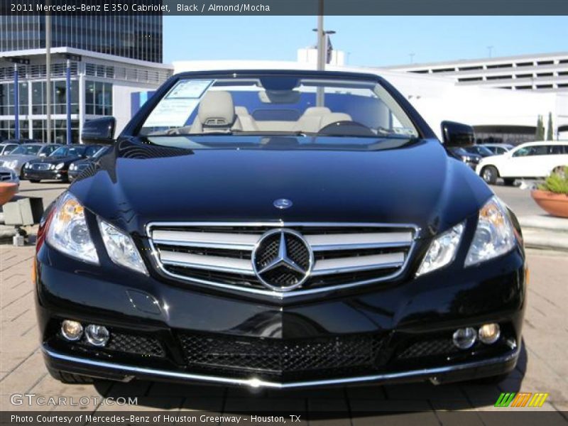 Black / Almond/Mocha 2011 Mercedes-Benz E 350 Cabriolet