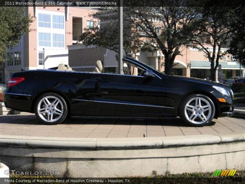 Black / Almond/Mocha 2011 Mercedes-Benz E 350 Cabriolet