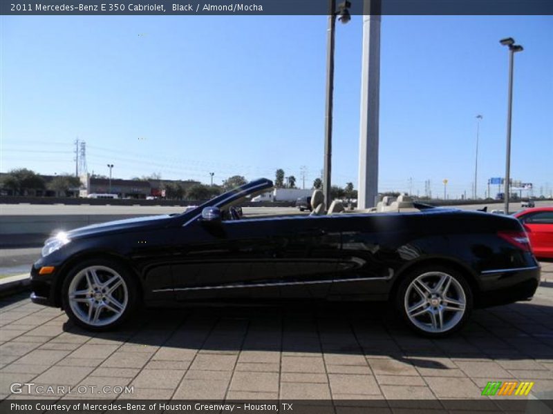 Black / Almond/Mocha 2011 Mercedes-Benz E 350 Cabriolet