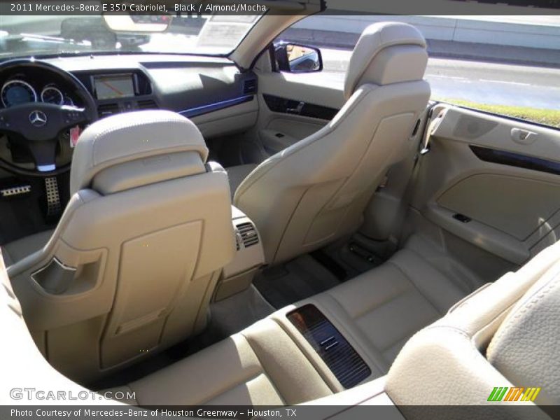 Black / Almond/Mocha 2011 Mercedes-Benz E 350 Cabriolet