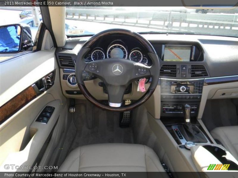 Black / Almond/Mocha 2011 Mercedes-Benz E 350 Cabriolet