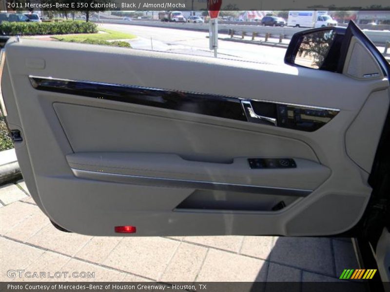 Black / Almond/Mocha 2011 Mercedes-Benz E 350 Cabriolet