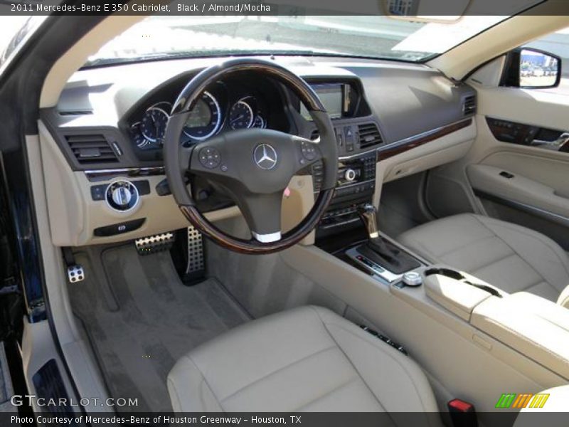 Black / Almond/Mocha 2011 Mercedes-Benz E 350 Cabriolet