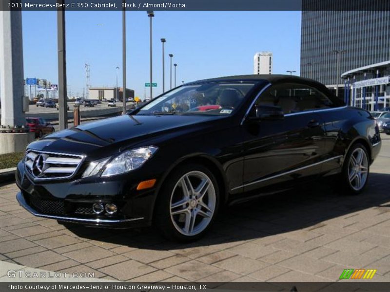 Black / Almond/Mocha 2011 Mercedes-Benz E 350 Cabriolet