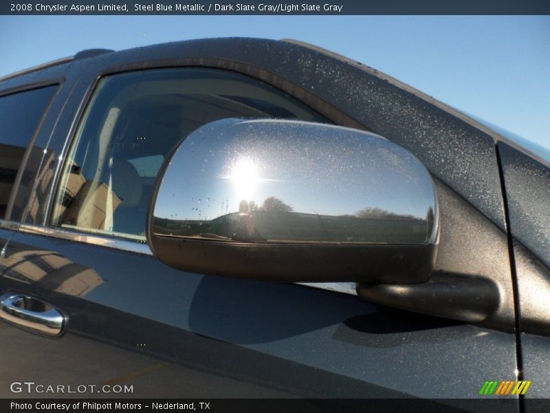 Steel Blue Metallic / Dark Slate Gray/Light Slate Gray 2008 Chrysler Aspen Limited