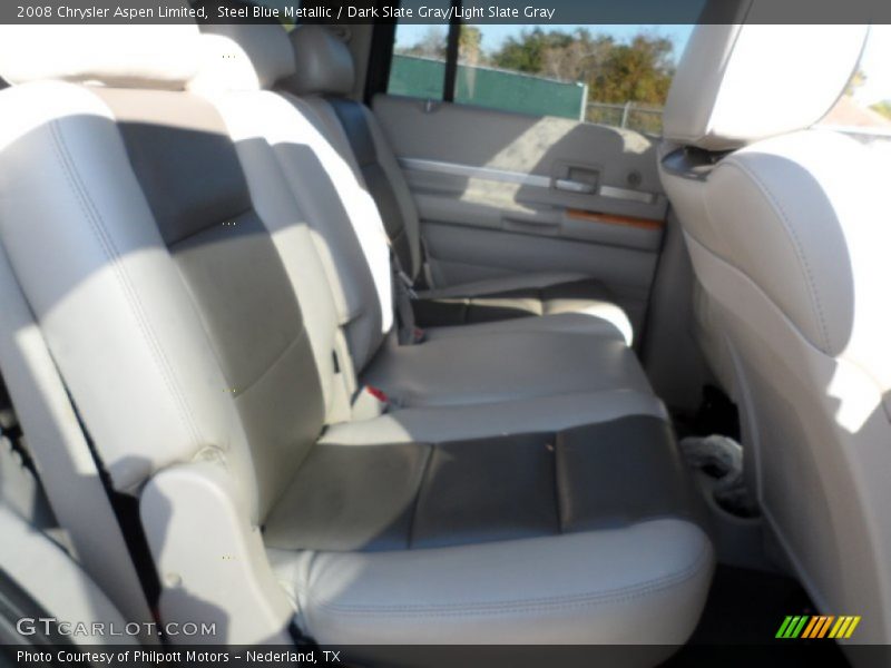 Steel Blue Metallic / Dark Slate Gray/Light Slate Gray 2008 Chrysler Aspen Limited