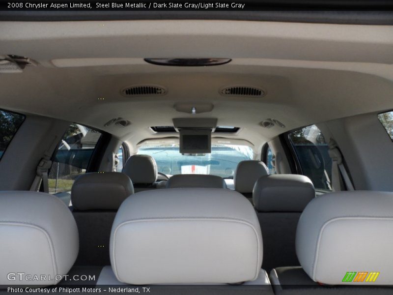 Steel Blue Metallic / Dark Slate Gray/Light Slate Gray 2008 Chrysler Aspen Limited