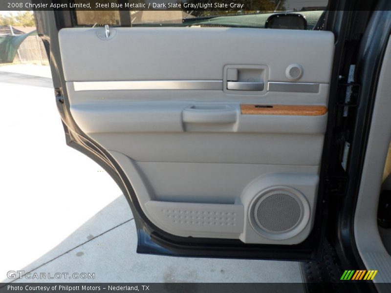 Steel Blue Metallic / Dark Slate Gray/Light Slate Gray 2008 Chrysler Aspen Limited