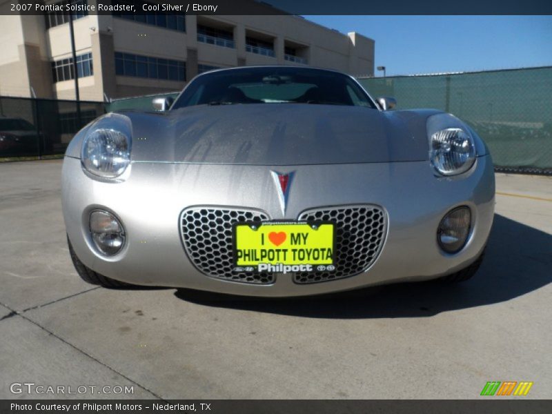 Cool Silver / Ebony 2007 Pontiac Solstice Roadster