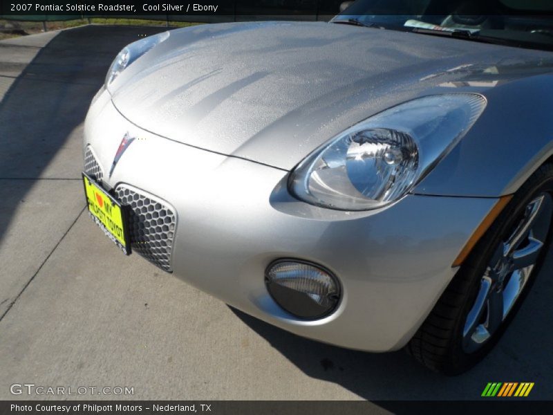 Cool Silver / Ebony 2007 Pontiac Solstice Roadster