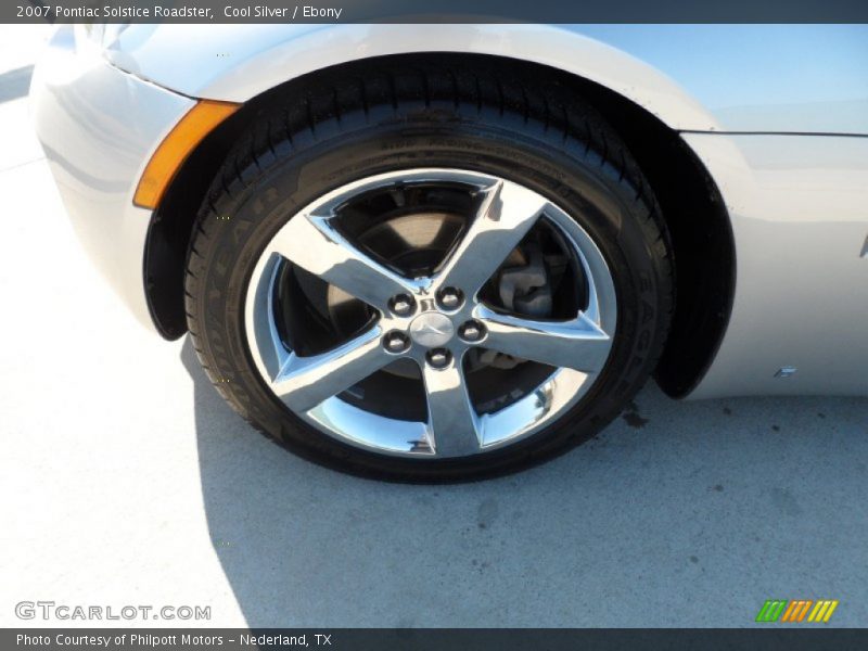 Cool Silver / Ebony 2007 Pontiac Solstice Roadster
