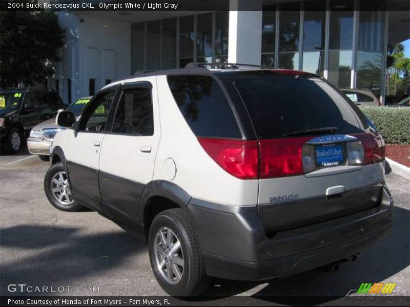 Olympic White / Light Gray 2004 Buick Rendezvous CXL