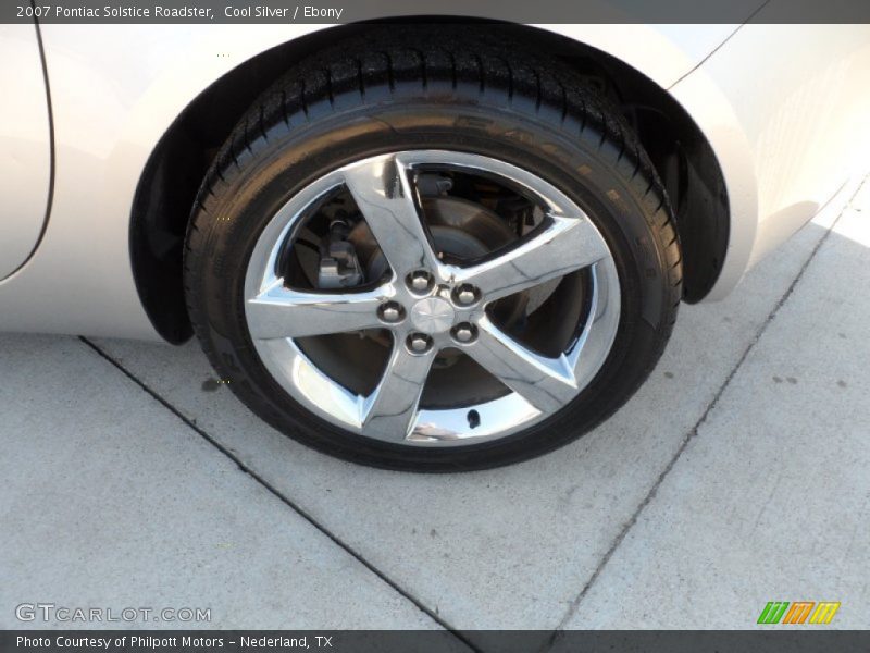 Cool Silver / Ebony 2007 Pontiac Solstice Roadster